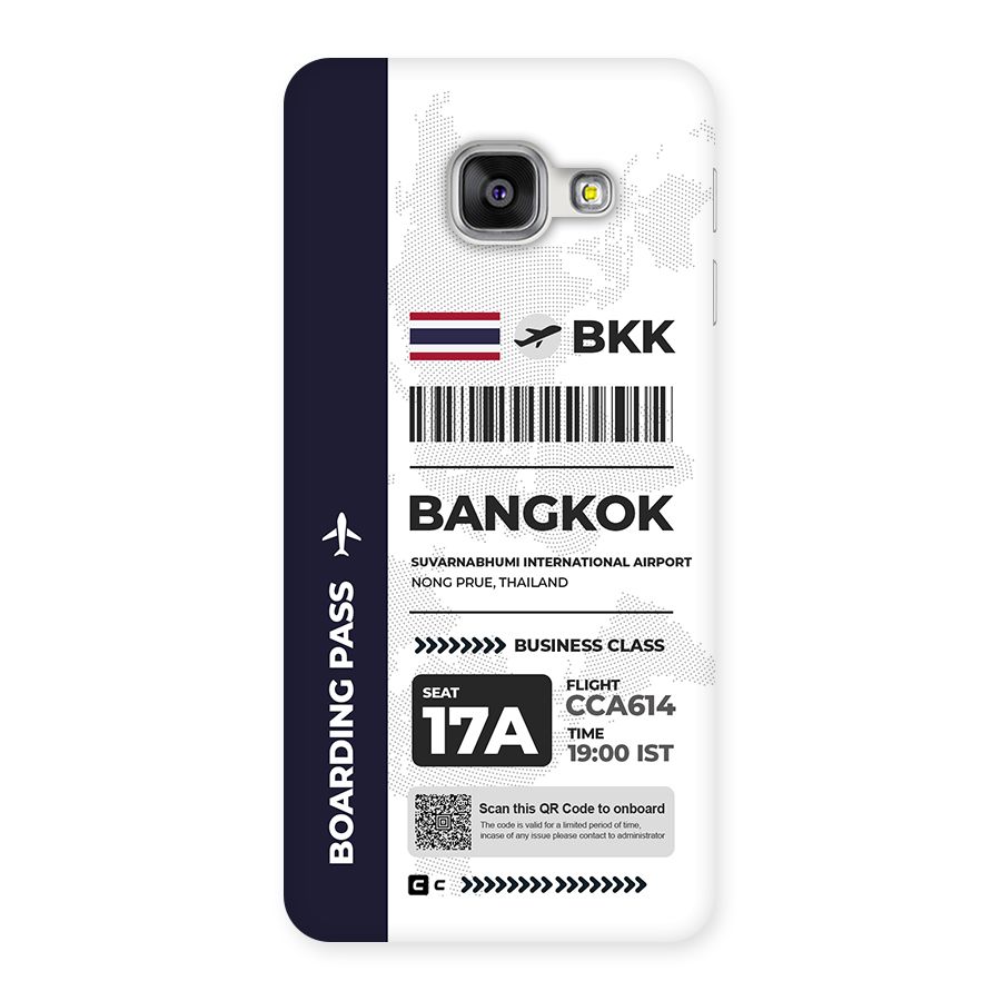 International Boarding Pass Bangkok Back Case for Galaxy A3 (2016)