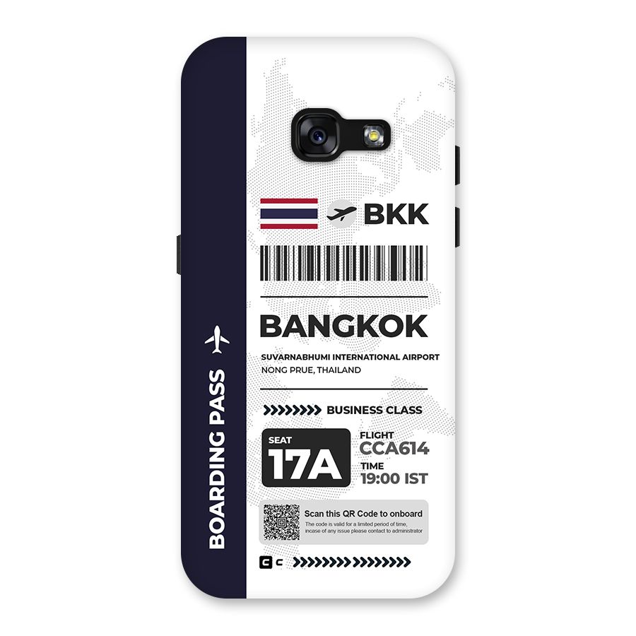International Boarding Pass Bangkok Back Case for Galaxy A3 (2017)