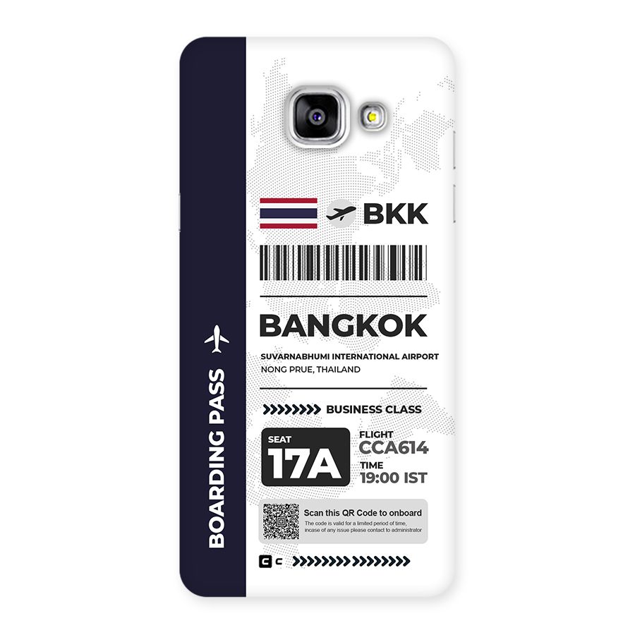 International Boarding Pass Bangkok Back Case for Galaxy A5 (2016)