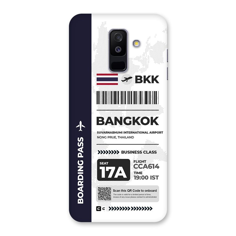 International Boarding Pass Bangkok Back Case for Galaxy A6 Plus