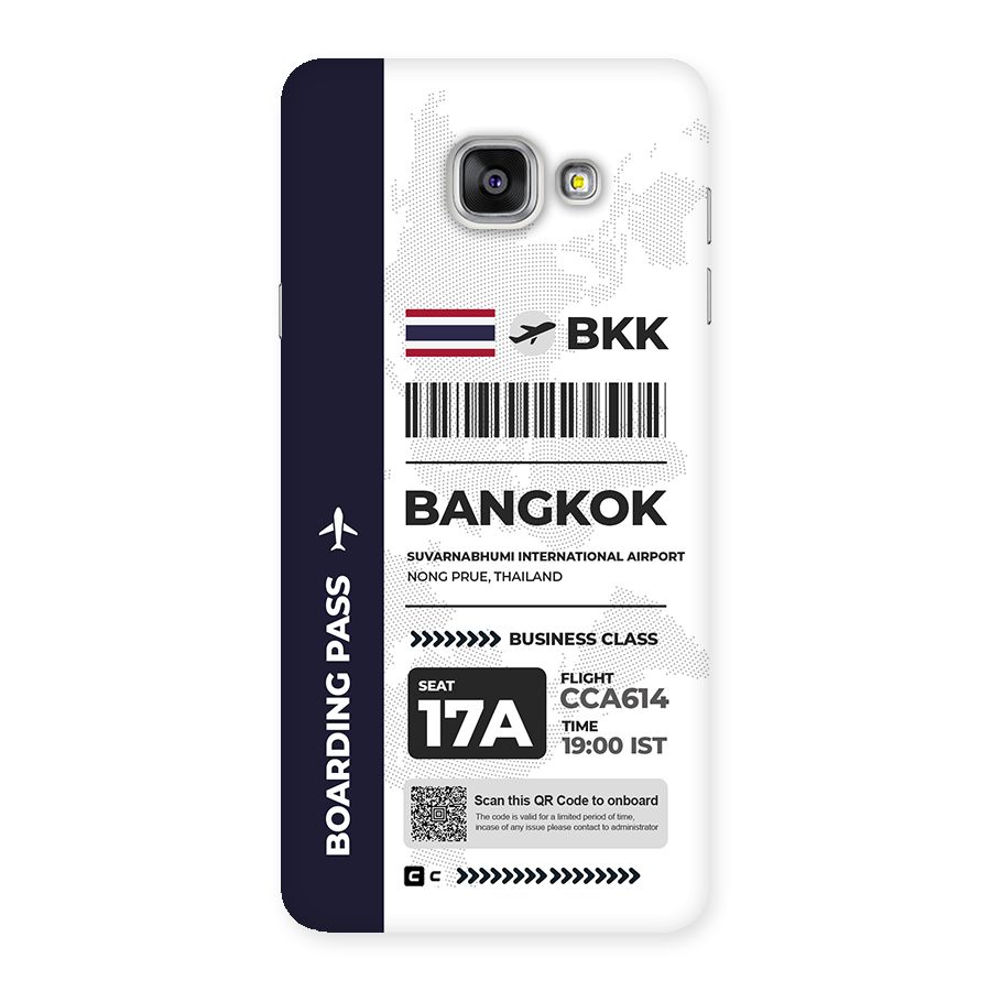 International Boarding Pass Bangkok Back Case for Galaxy A7 (2016)
