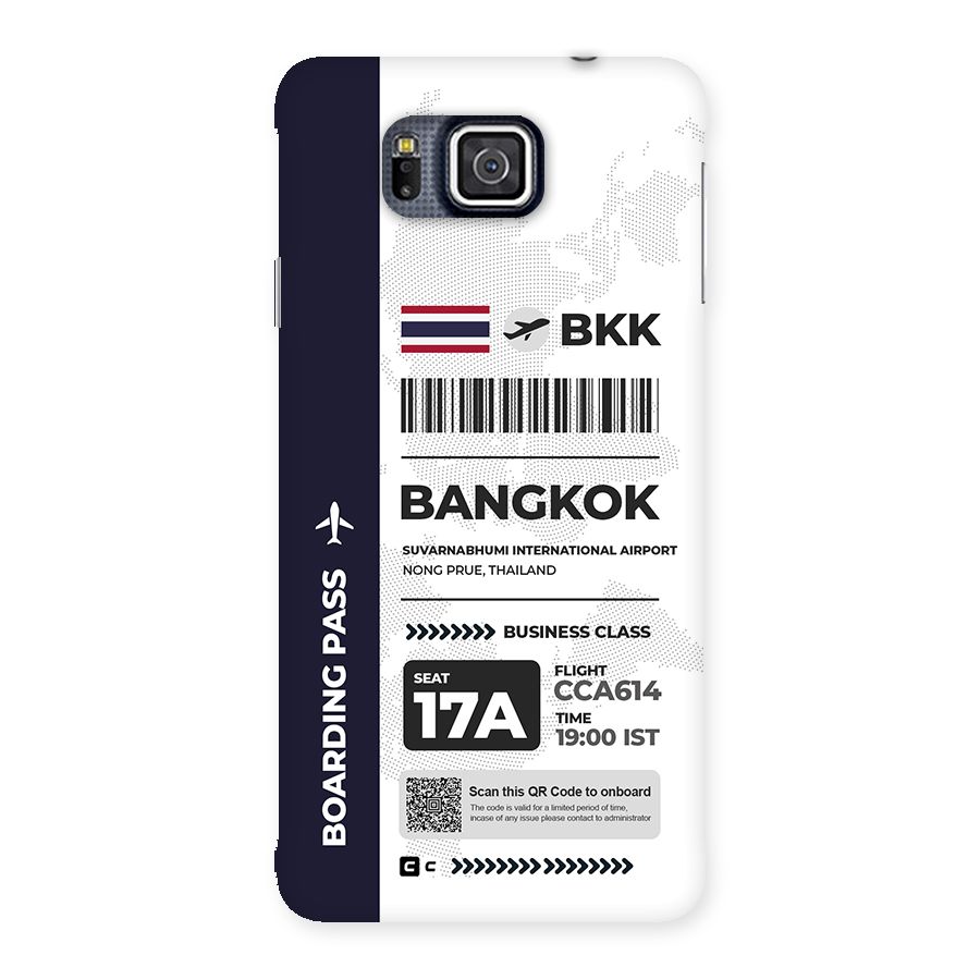 International Boarding Pass Bangkok Back Case for Galaxy Alpha