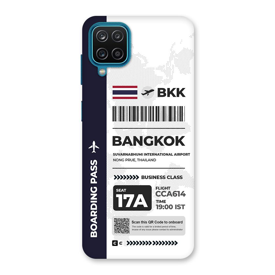 International Boarding Pass Bangkok Back Case for Galaxy F12