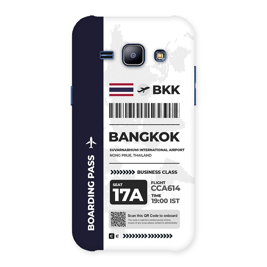 International Boarding Pass Bangkok Back Case for Galaxy J1