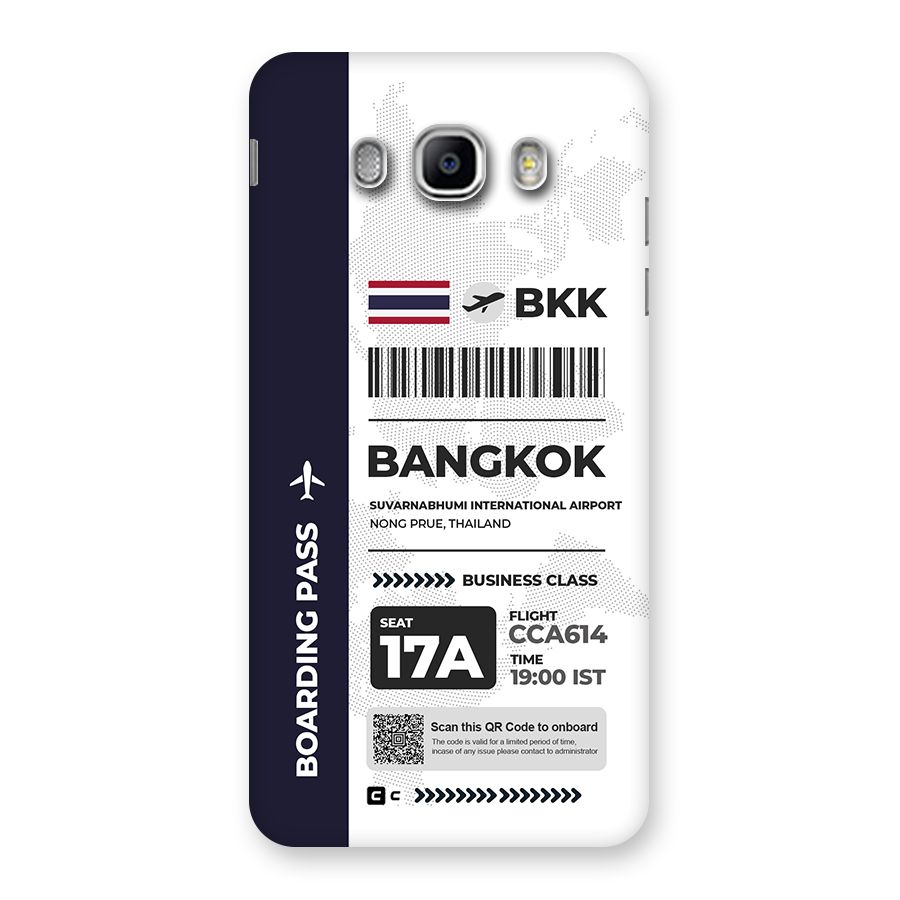 International Boarding Pass Bangkok Back Case for Galaxy J5 2016