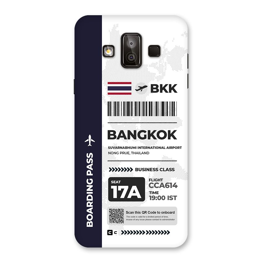 International Boarding Pass Bangkok Back Case for Galaxy J7 Duo