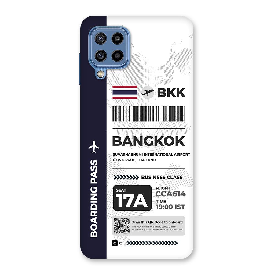 International Boarding Pass Bangkok Back Case for Galaxy M32