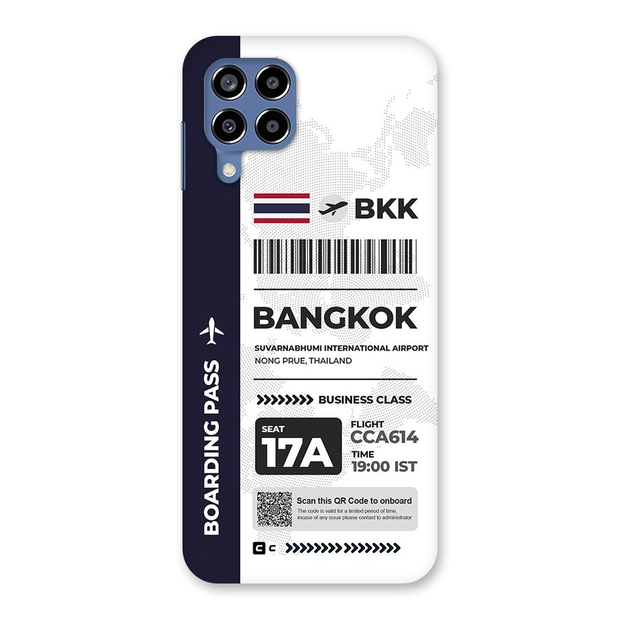 International Boarding Pass Bangkok Back Case for Galaxy M53 5G