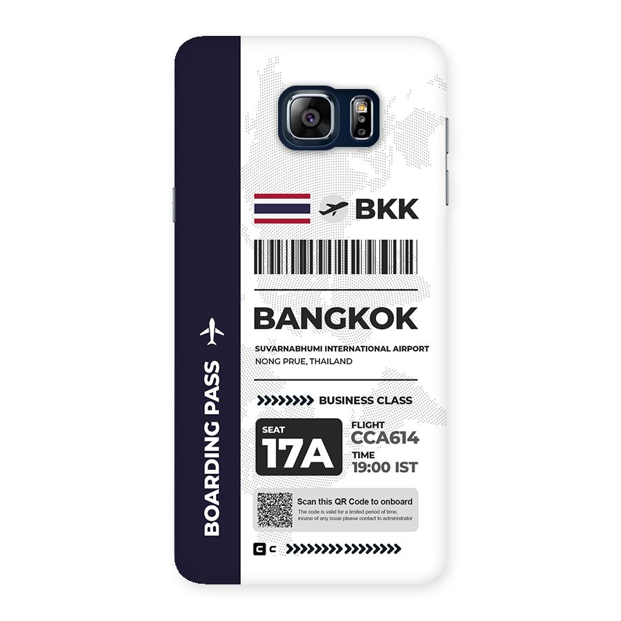 International Boarding Pass Bangkok Back Case for Galaxy Note 5