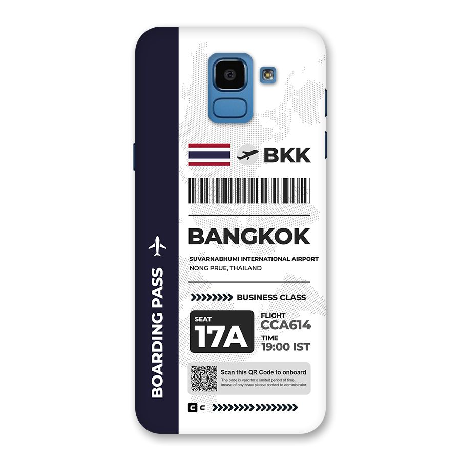International Boarding Pass Bangkok Back Case for Galaxy On6