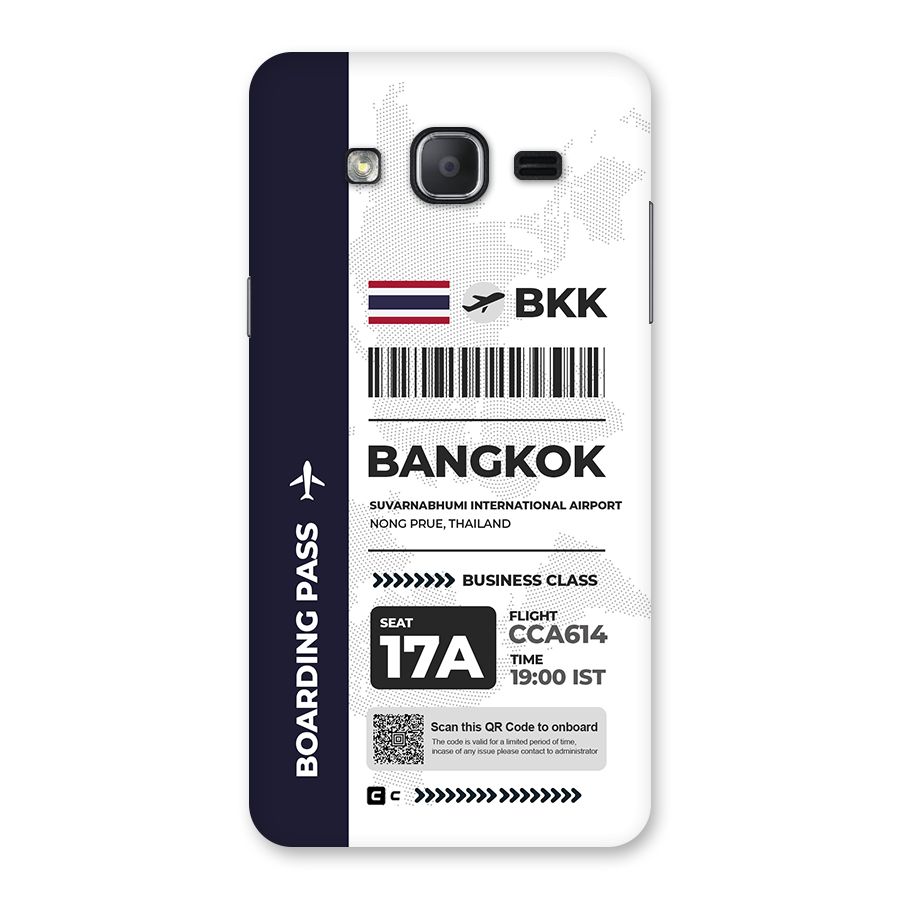 International Boarding Pass Bangkok Back Case for Galaxy On7 2015