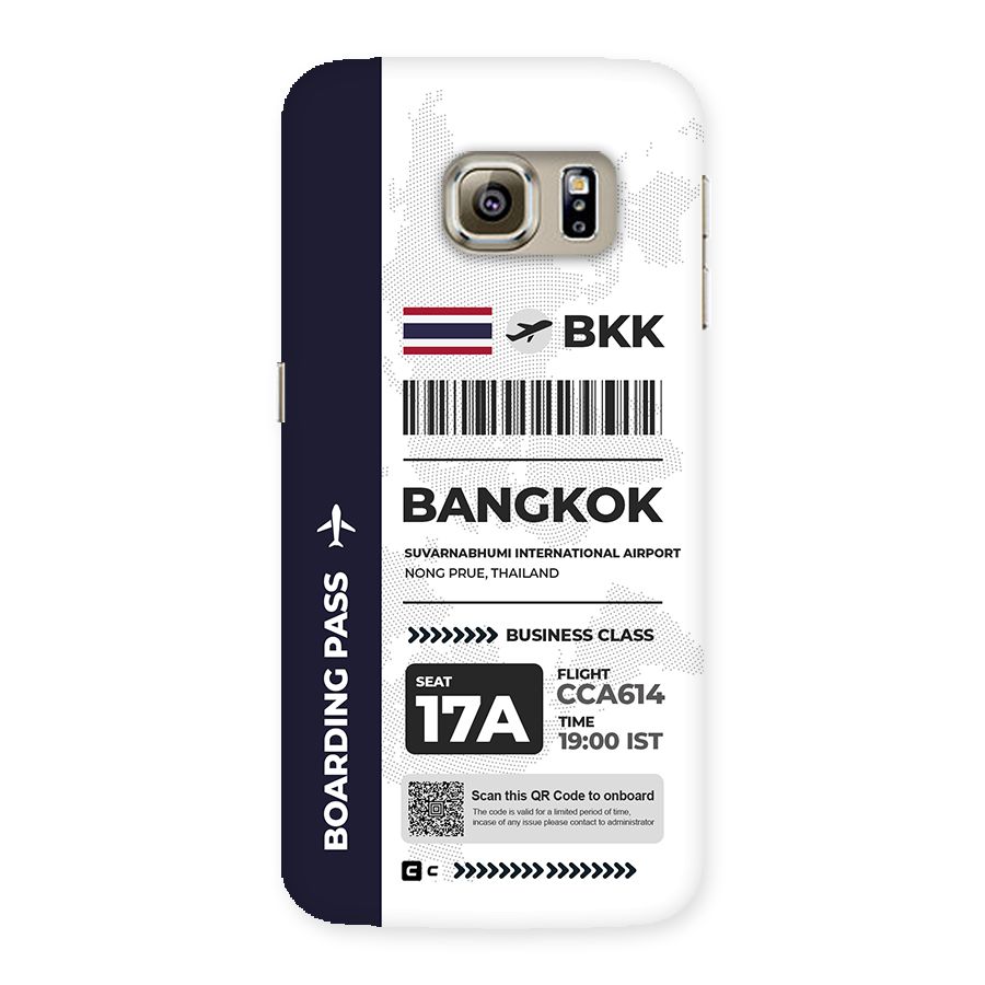 International Boarding Pass Bangkok Back Case for Galaxy S6 edge