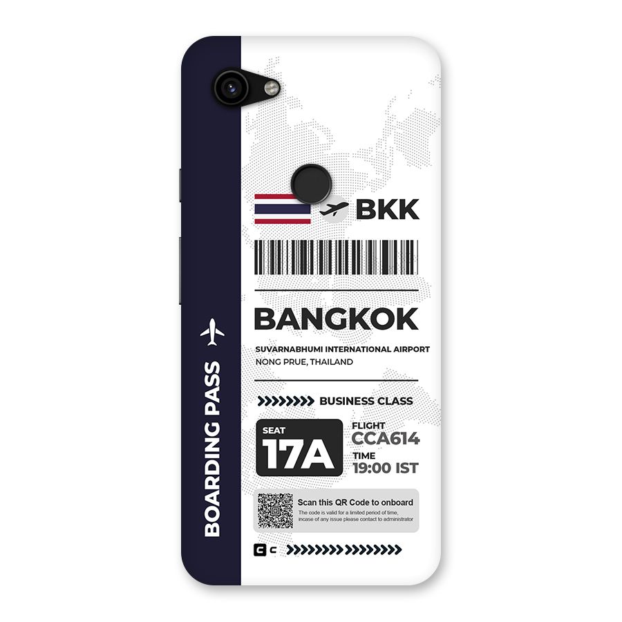 International Boarding Pass Bangkok Back Case for Google Pixel 3a XL