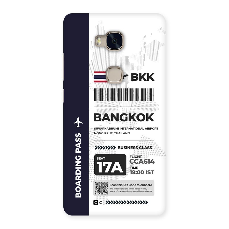International Boarding Pass Bangkok Back Case for Honor 5X