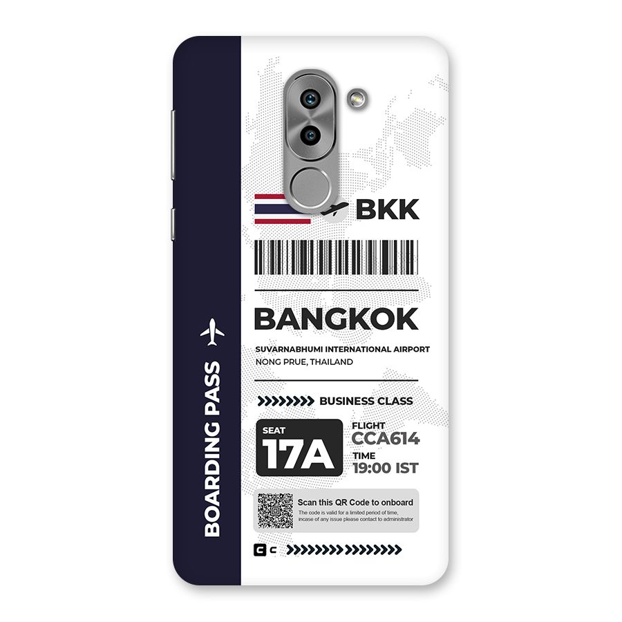 International Boarding Pass Bangkok Back Case for Honor 6X