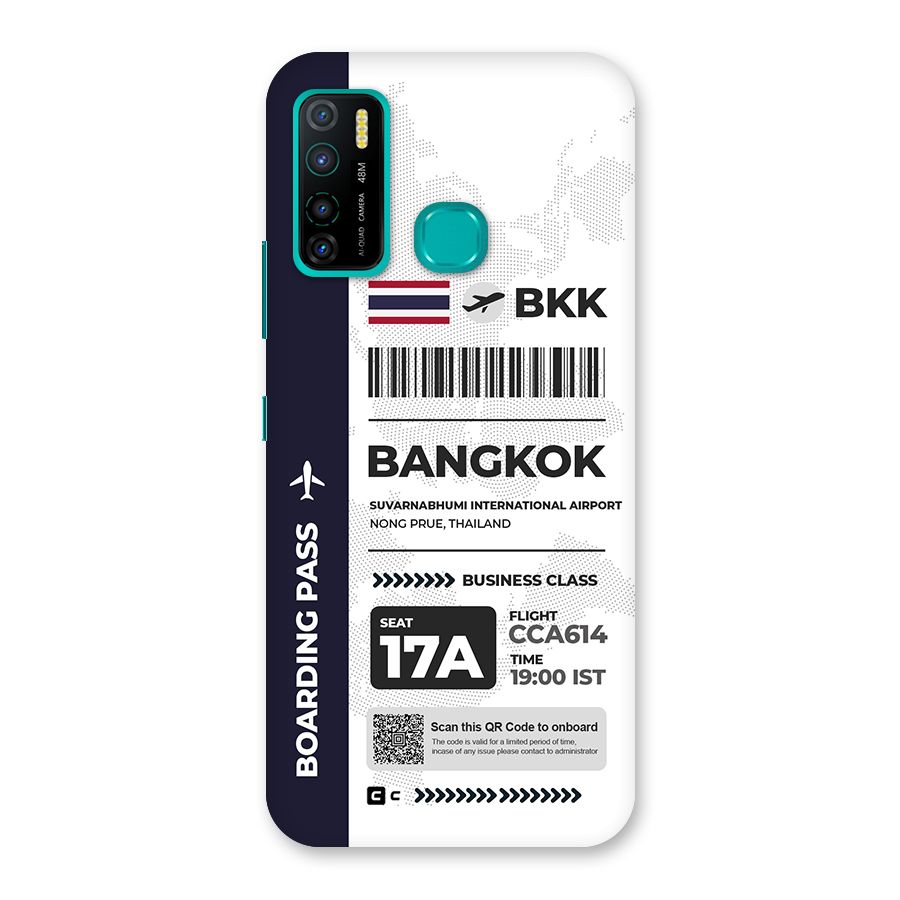 International Boarding Pass Bangkok Back Case for Infinix Hot 9 Pro