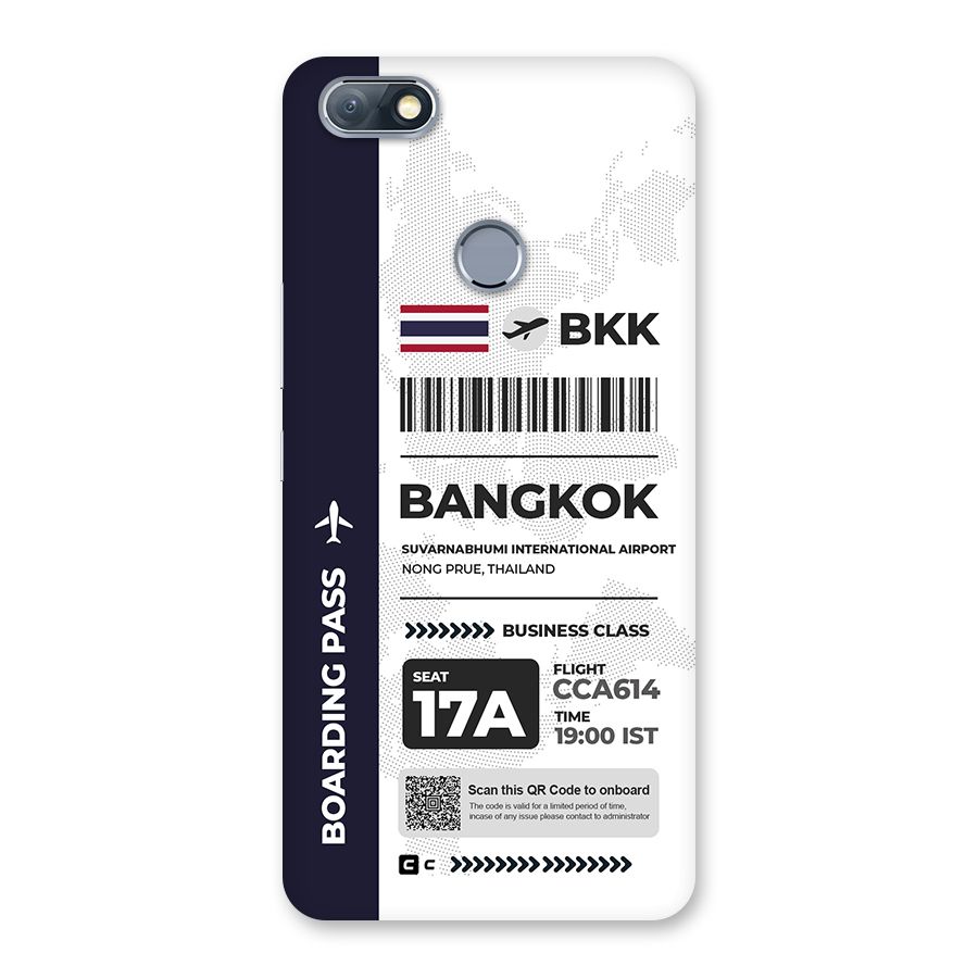 International Boarding Pass Bangkok Back Case for Infinix Note 5