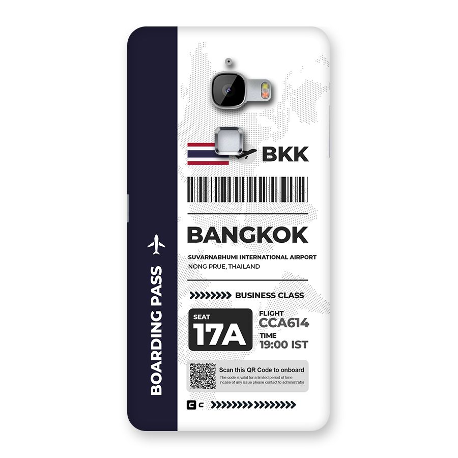 International Boarding Pass Bangkok Back Case for LeTV Le Max
