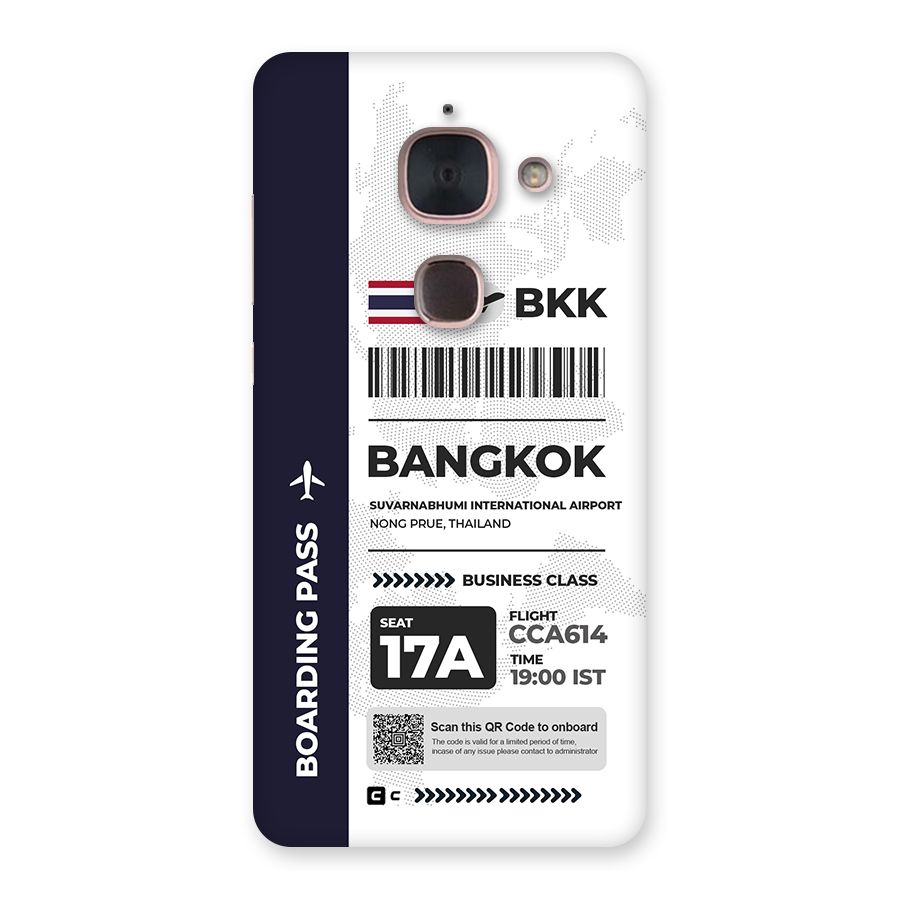International Boarding Pass Bangkok Back Case for Le Max 2
