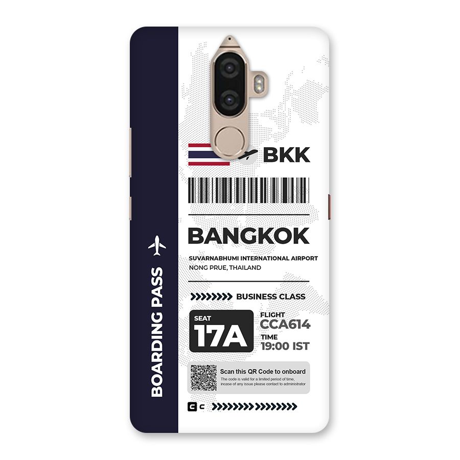 International Boarding Pass Bangkok Back Case for Lenovo K8 Note