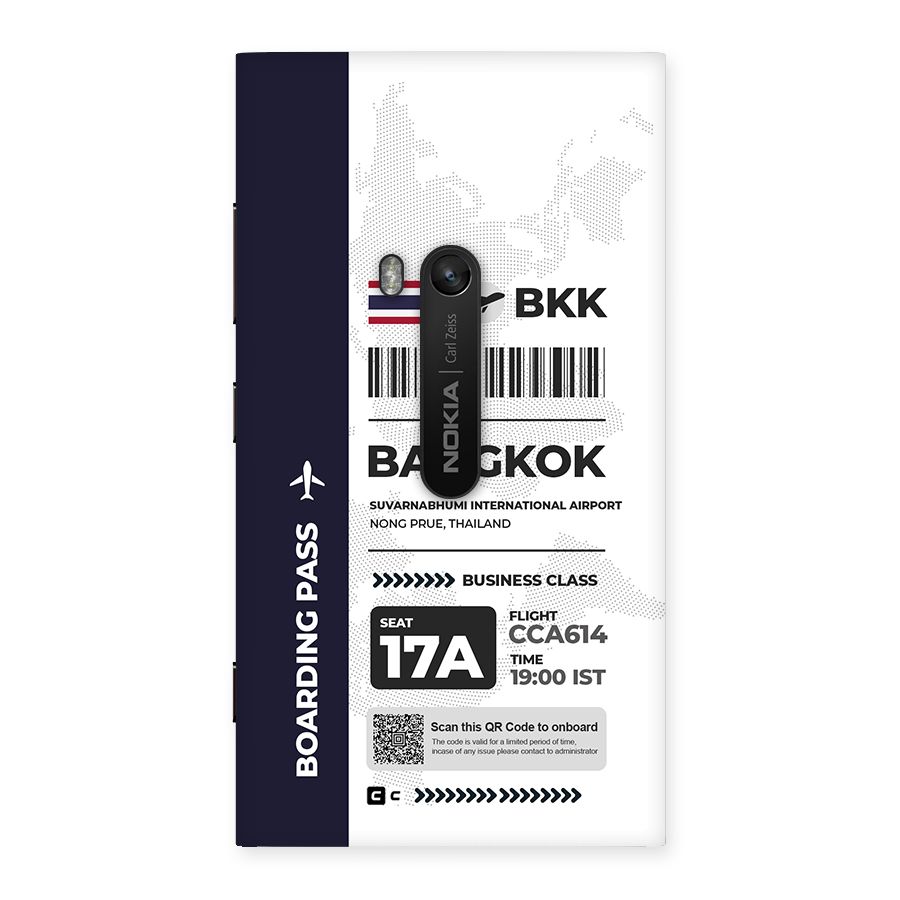 International Boarding Pass Bangkok Back Case for Lumia 920