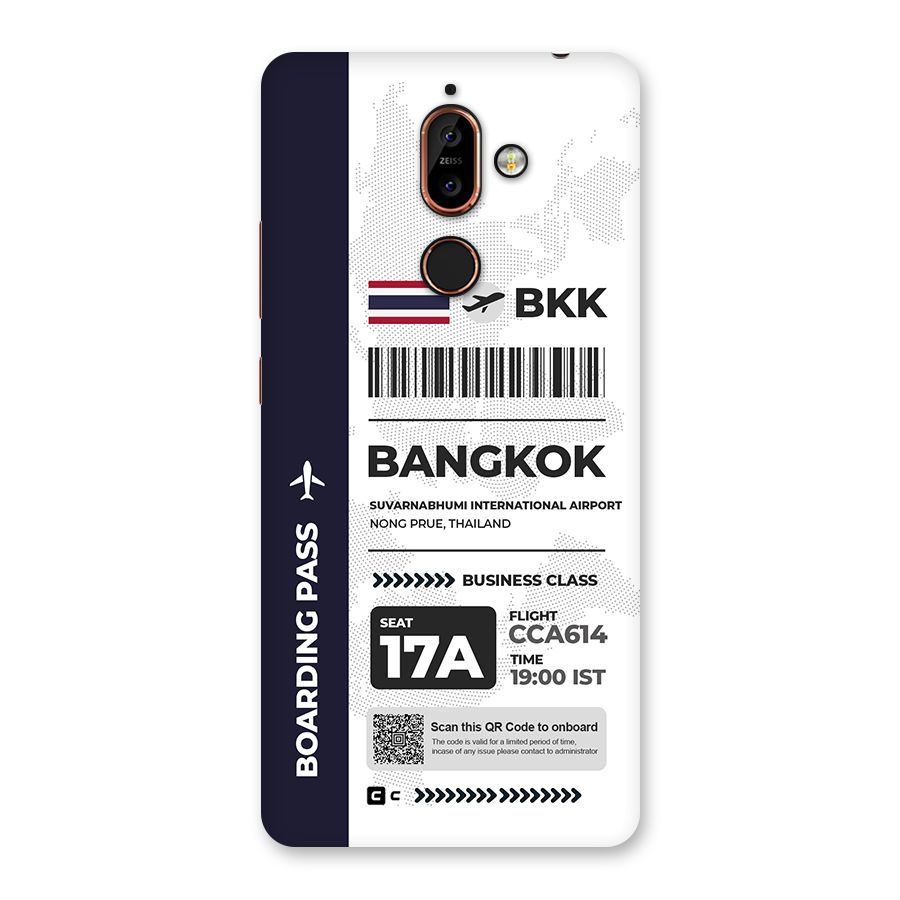 International Boarding Pass Bangkok Back Case for Nokia 7 Plus