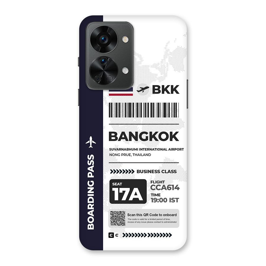 International Boarding Pass Bangkok Back Case for OnePlus Nord 2T