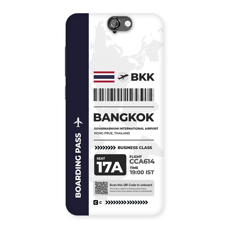 International Boarding Pass Bangkok Back Case for One A9