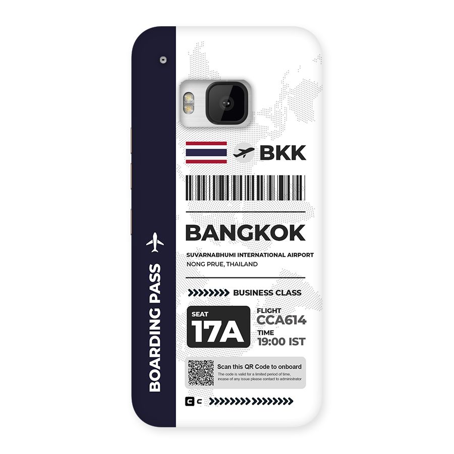 International Boarding Pass Bangkok Back Case for One M9