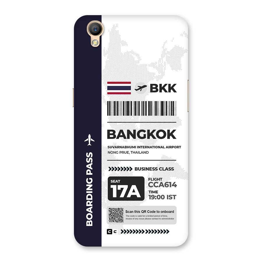 International Boarding Pass Bangkok Back Case for Oppo A37