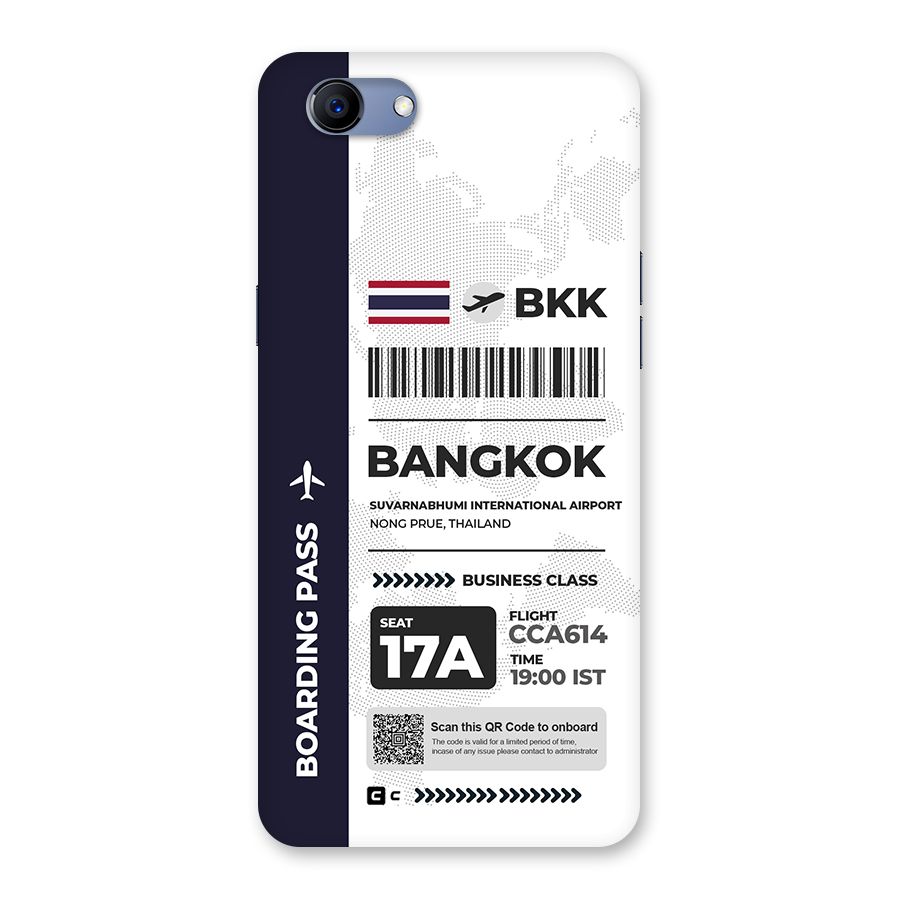 International Boarding Pass Bangkok Back Case for Realme 1