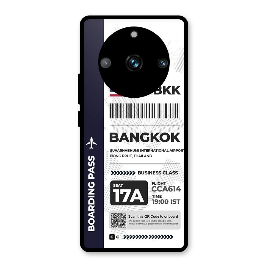 International Boarding Pass Bangkok Back Case for Realme 11 Pro Plus