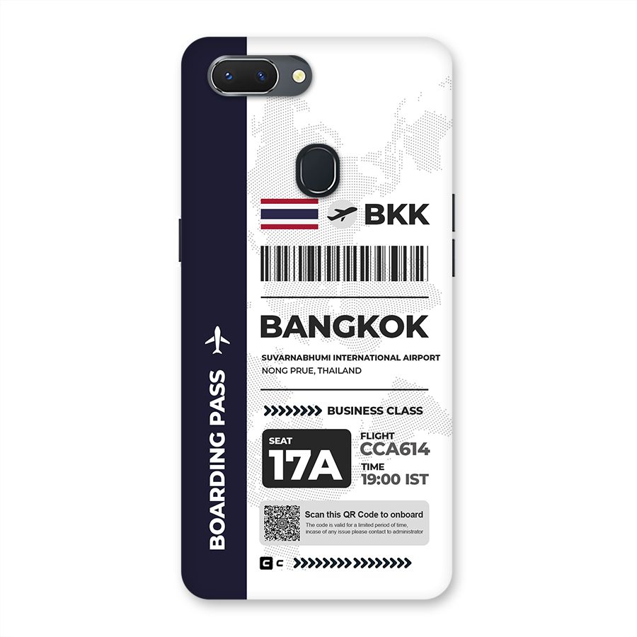 International Boarding Pass Bangkok Back Case for Realme 2