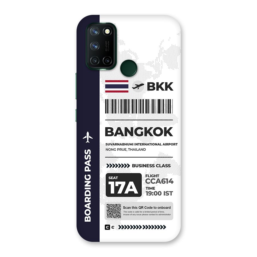 International Boarding Pass Bangkok Back Case for Realme 7i