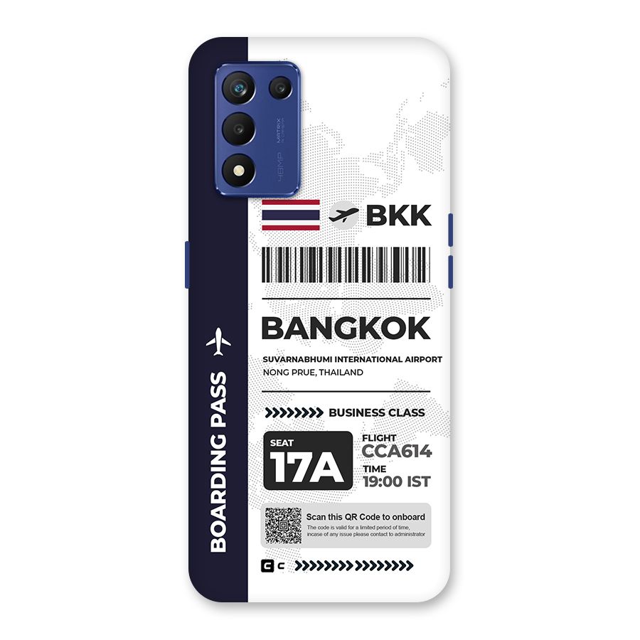 International Boarding Pass Bangkok Back Case for Realme 9 5G Speed