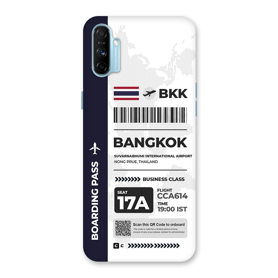 International Boarding Pass Bangkok Back Case for Realme Narzo 20A