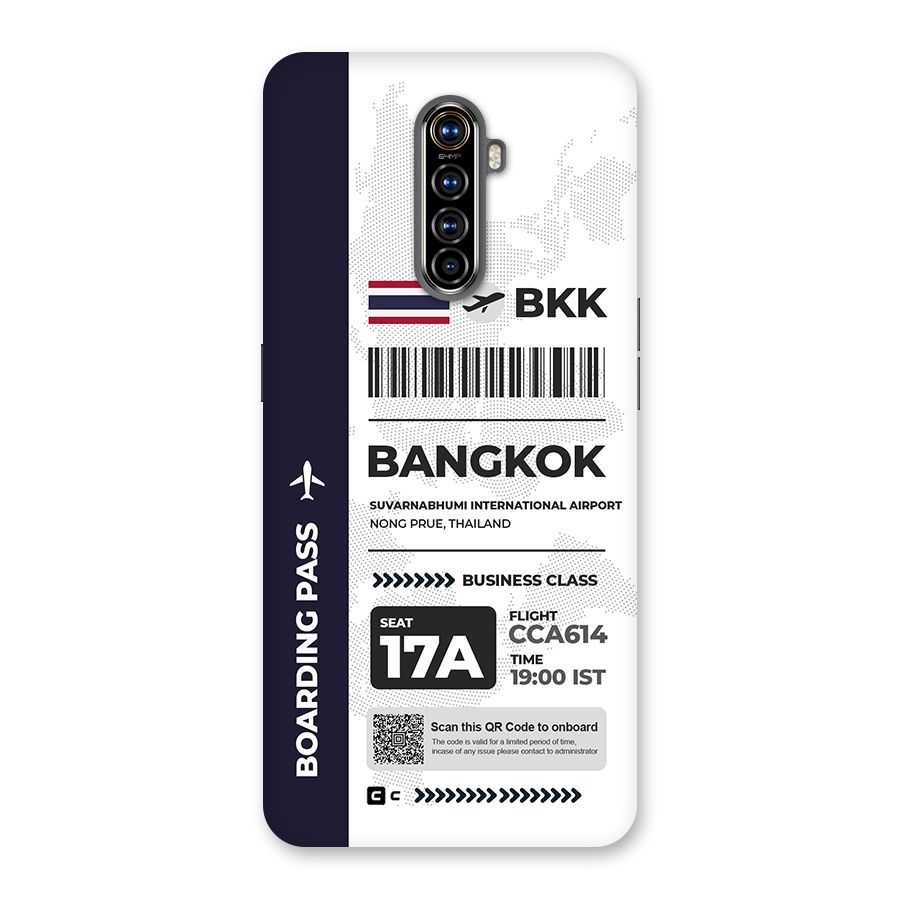 International Boarding Pass Bangkok Back Case for Realme X2 Pro