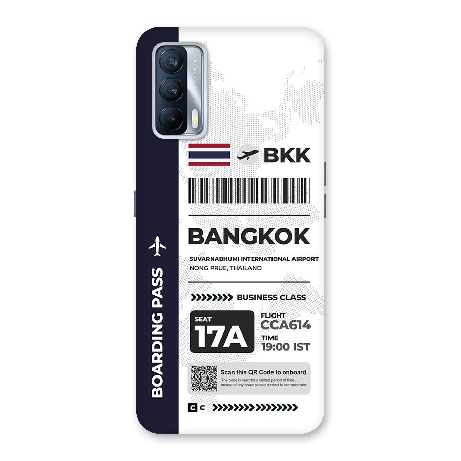 International Boarding Pass Bangkok Back Case for Realme X7