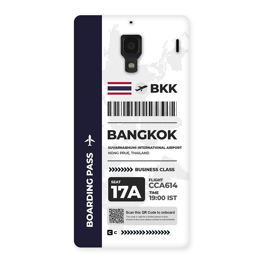 International Boarding Pass Bangkok Back Case for Redmi 1s