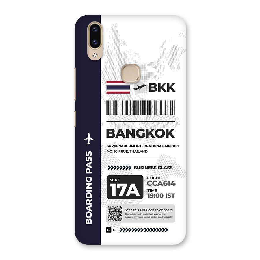 International Boarding Pass Bangkok Back Case for Vivo V9 Youth