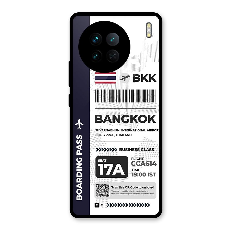 International Boarding Pass Bangkok Back Case for Vivo X90
