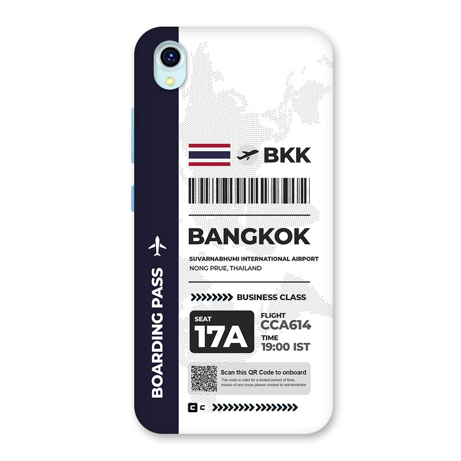 International Boarding Pass Bangkok Back Case for Vivo Y1s