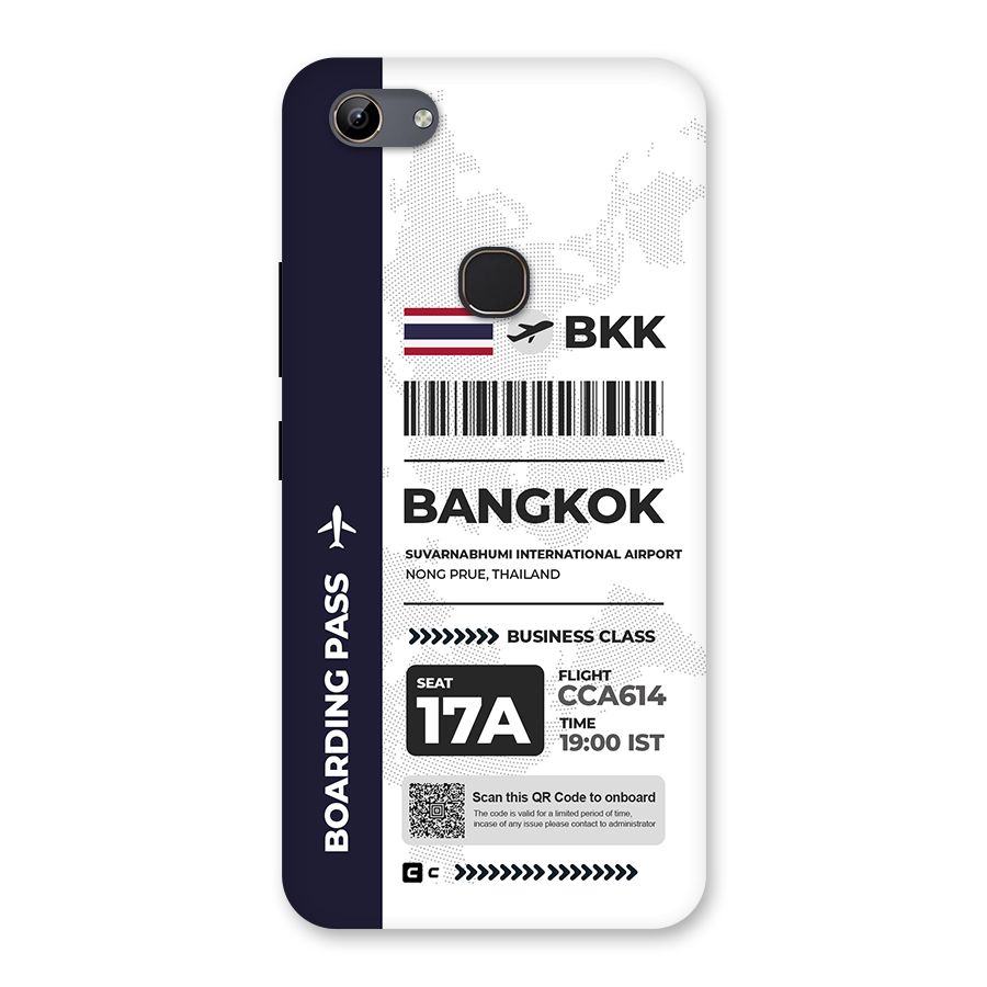 International Boarding Pass Bangkok Back Case for Vivo Y81