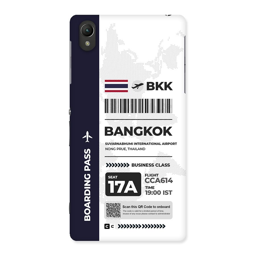 International Boarding Pass Bangkok Back Case for Xperia Z2