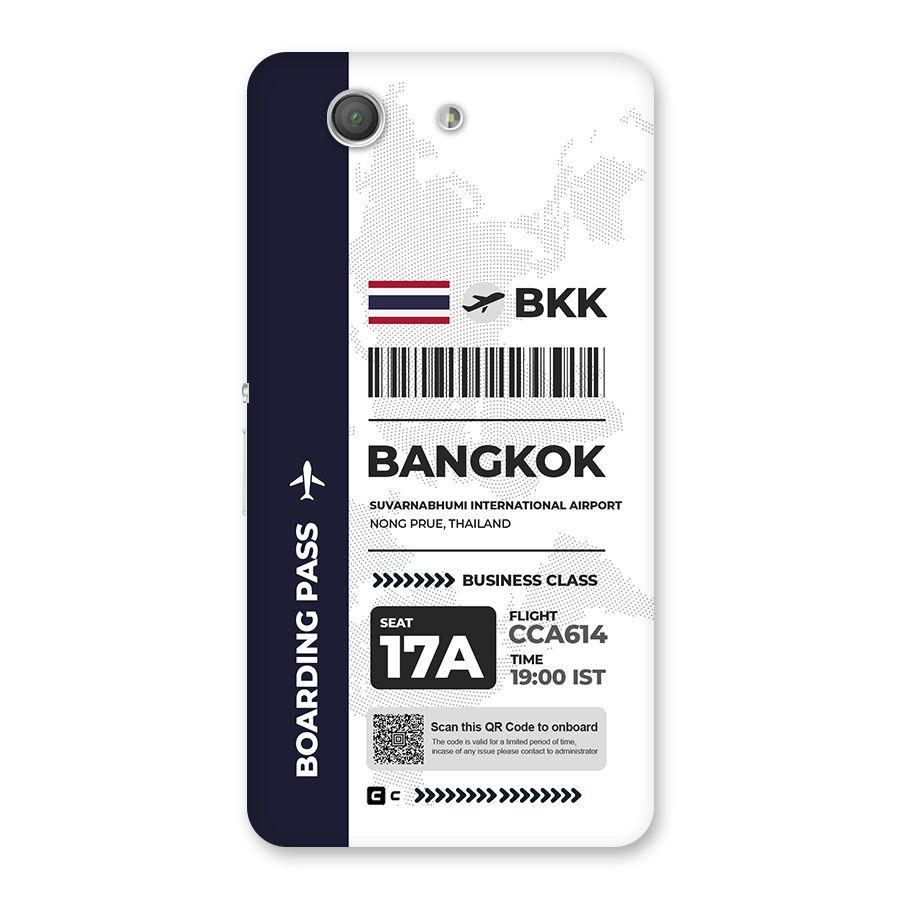 International Boarding Pass Bangkok Back Case for Xperia Z3 Compact