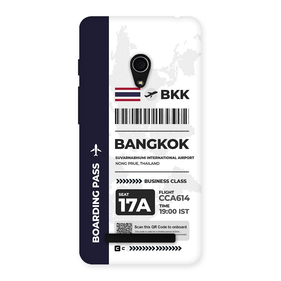 International Boarding Pass Bangkok Back Case for Zenfone 5