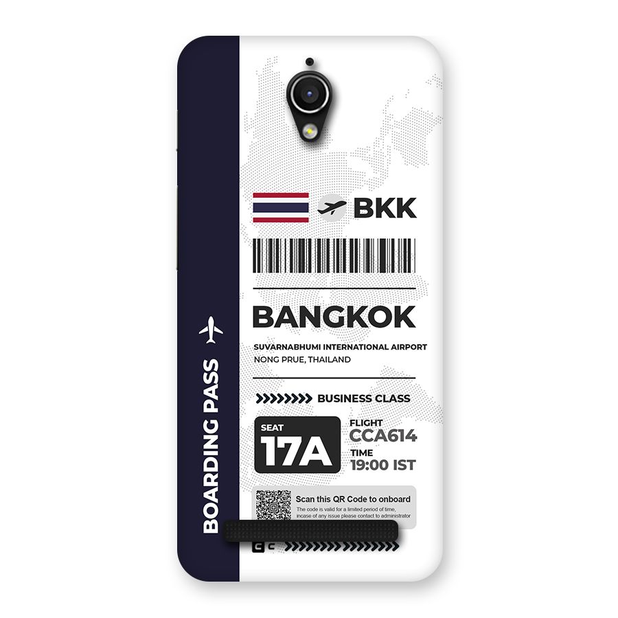 International Boarding Pass Bangkok Back Case for Zenfone Go