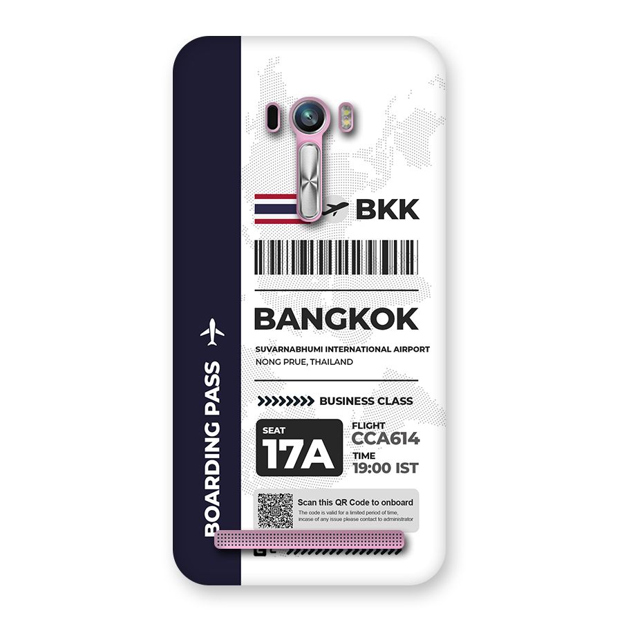 International Boarding Pass Bangkok Back Case for Zenfone Selfie