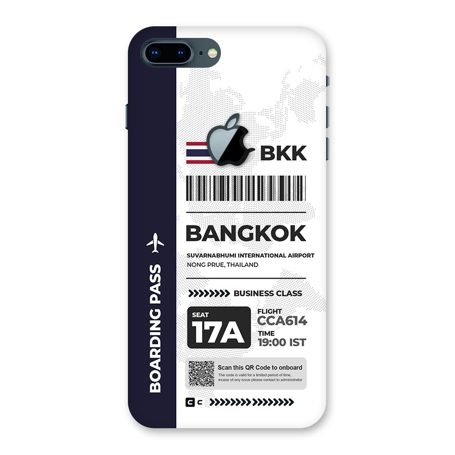 International Boarding Pass Bangkok Back Case for iPhone 7 Plus Apple Cut