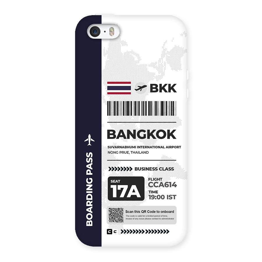 International Boarding Pass Bangkok Back Case for iPhone SE 2016